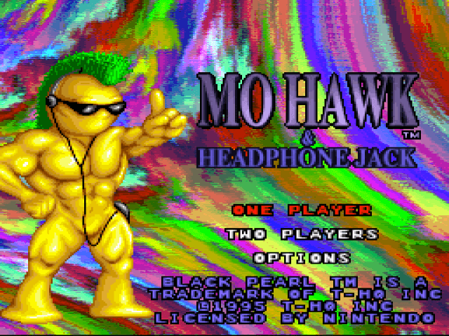 Mohawk and Headphone Jack screenshot 3 for Super Nintendo